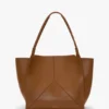 The Victoria Tote Bag Large aus hellbraunem Leder The Victoria Tote Bag Large aus hellbraunem Leder