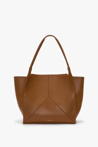 The Victoria Tote Bag Large aus hellbraunem Leder