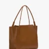 The Victoria Tote Bag Large aus hellbraunem Leder The Victoria Tote Bag Large aus hellbraunem Leder