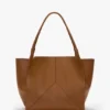 The Victoria Tote Bag Large aus hellbraunem Leder The Victoria Tote Bag Large aus hellbraunem Leder