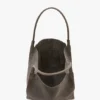 The Victoria Tote Bag Large aus kieselgrauem Wildleder