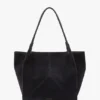 The Victoria Tote Large aus marineblauem Wildleder The Victoria Tote Large aus marineblauem Wildleder