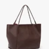 The Victoria Travel Tote Bag aus burgunderrotem Leder The Victoria Travel Tote Bag aus burgunderrotem Leder
