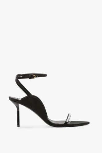 The Victoria verzierte Stiletto-Sandale 75 in Schwarz The Victoria verzierte Stiletto-Sandale 75 in Schwarz