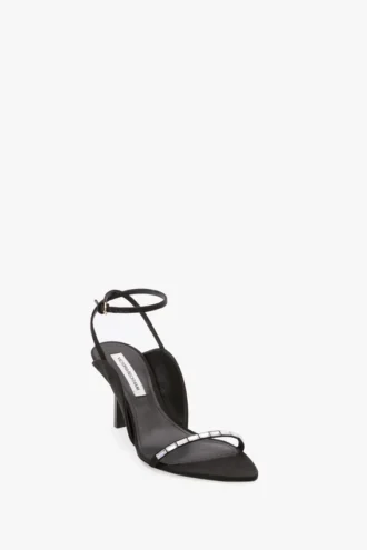 The Victoria verzierte Stiletto-Sandale 75 in Schwarz The Victoria verzierte Stiletto-Sandale 75 in Schwarz