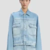 Truckerjacke aus Denim in Heritage-Blau