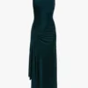 Twist-Kleid in Dunkelblaugrün