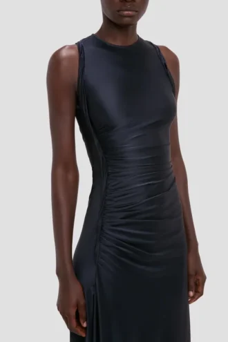 Twist-Kleid in Marineblau