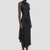 Twist-Kleid in Marineblau