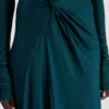 Twist-Taillenkleid in Dunkelblaugrün Twist-Taillenkleid in Dunkelblaugrün