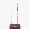 Vanity Crossbody aus burgunderrotem Leder