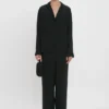 VB Monogram Pyjama-Set in Schwarz